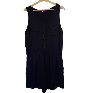 Ci  Sono navy blue shorts romper